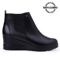 Botín Jodhpur Casual LINDA-2516 Negro Viale Cuero
