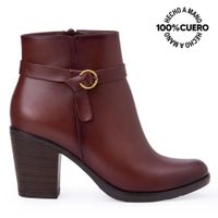 Botín Jodhpur Casual LINDA-2518 Canela Viale Cuero