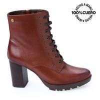 Botín Derby Casual FER-2506 MARRÓN Viale Cuero
