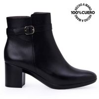 Botín Jodhpur Casual DAYA-2512 Negro Viale Cuero