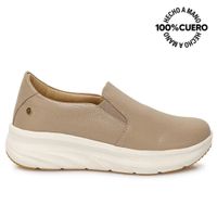 Zapato Slip On Casual REC-2507 Vainilla Viale Cuero