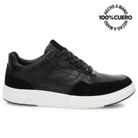 Zapatilla Casual RICARDO-2522 Negro Viale Homme Cuero