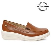 Zapato Slip On Casual WIL-2627 Natural Viale Cuero