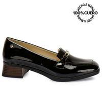 Zapato Mocasín Casual TASTE-2520 Negro Viale Cuero