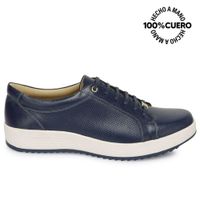 Zapato Derby Casual WIL-2522 Azul Viale Cuero