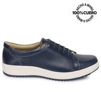 Zapato Derby Casual WIL-2522 Azul Viale Cuero