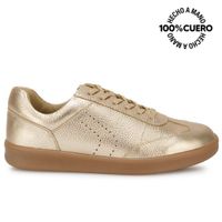 Zapatilla Casual CATA-2601 Champagne Viale Cuero