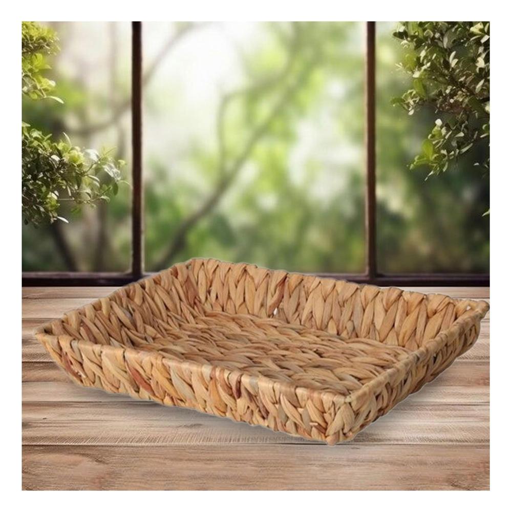 Caja Tejida Rectangular Grass 36x28x6cm Mostaza Para Decoracion Y Orden En Hogar Y+Post It