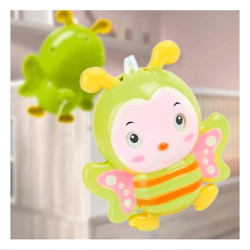 Elemento de Juego Musical ABEJA a cuerda verde limon Y+Ligas Regalo