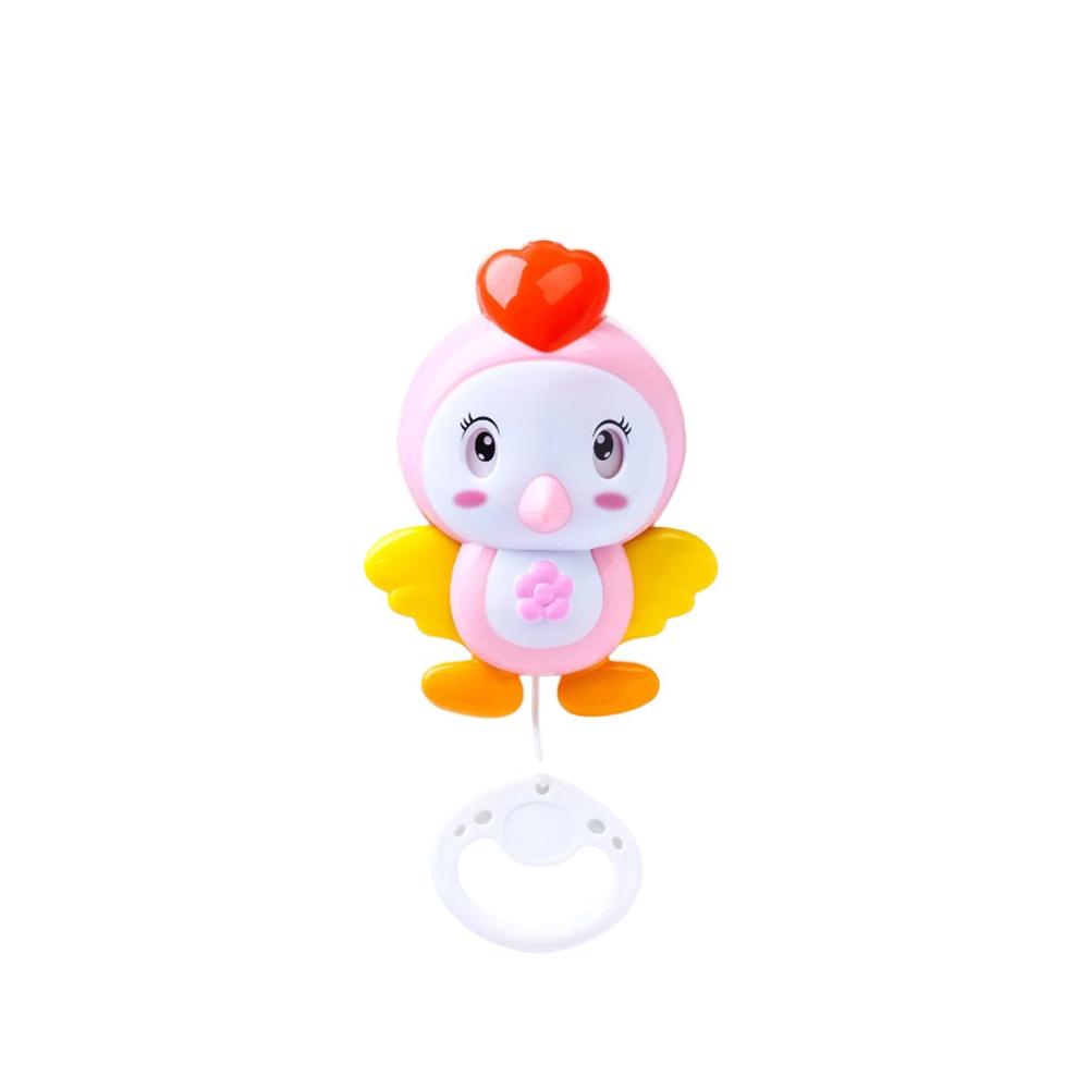 Estimulo Auditivo Rosado con Pajaro Musical para Uso en Cuna Y+Papel Regalo
