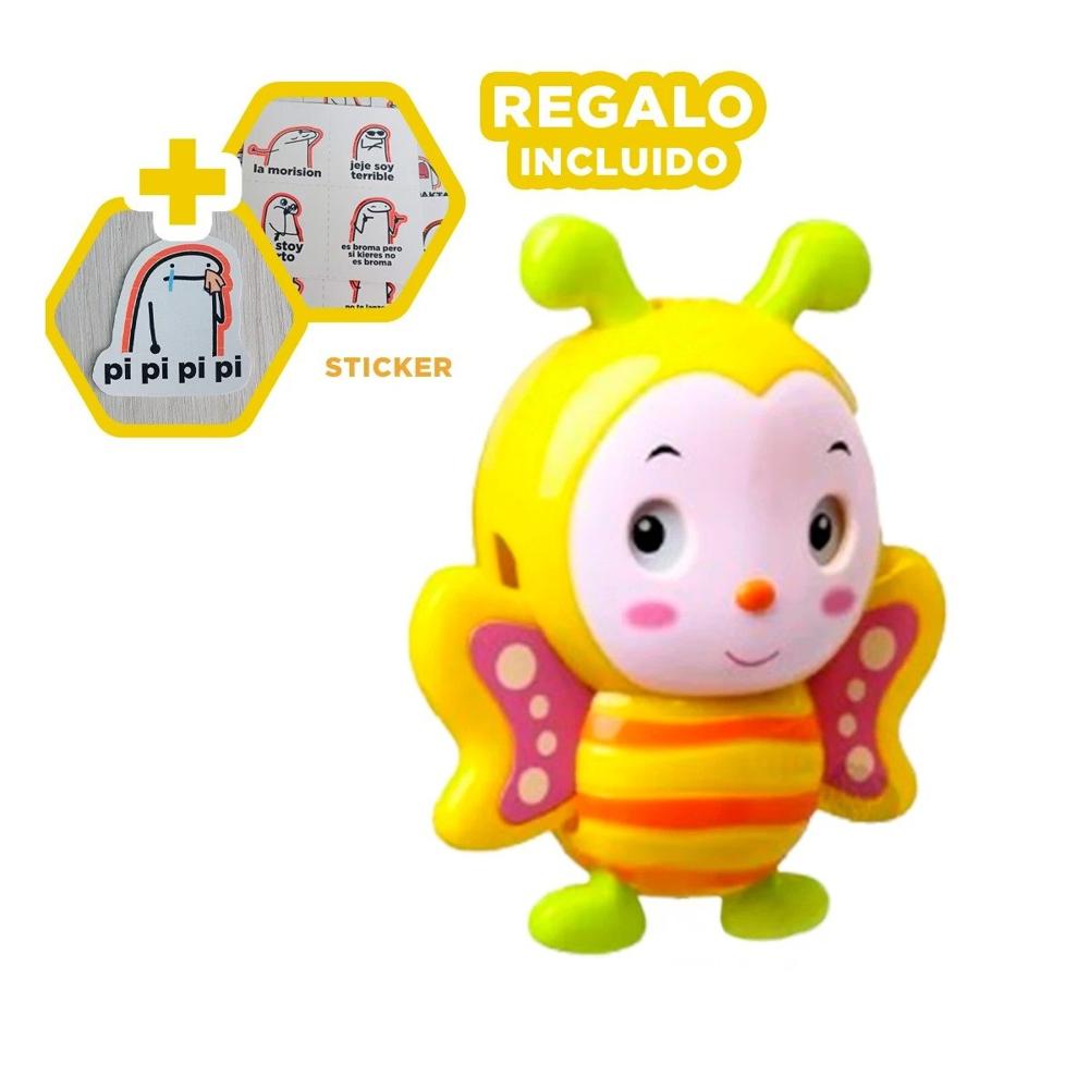 Cascabel Abeja Musical a Cuerda Amarillo para Bebe Hogar Sonido Tierno Y+Regalo Sticker