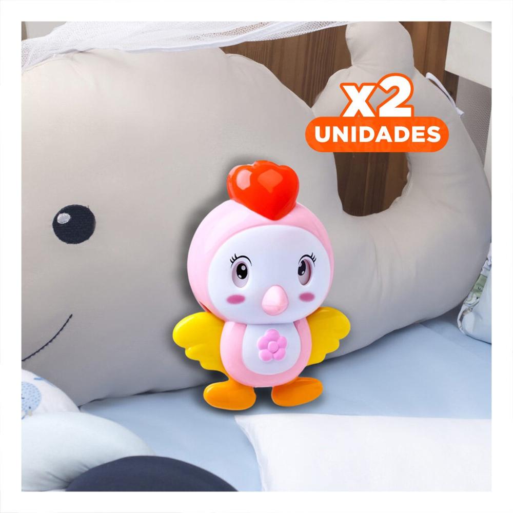 Pack2 Complemento Decorativo Rosado con Sonido Musical Infantil Y+Regalo Sticker