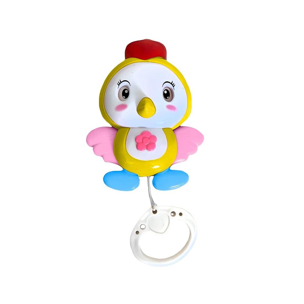 Estimulo Auditivo Amarillo con Pajaro Musical para Desarrollo Temprano Y+Papel Regalo