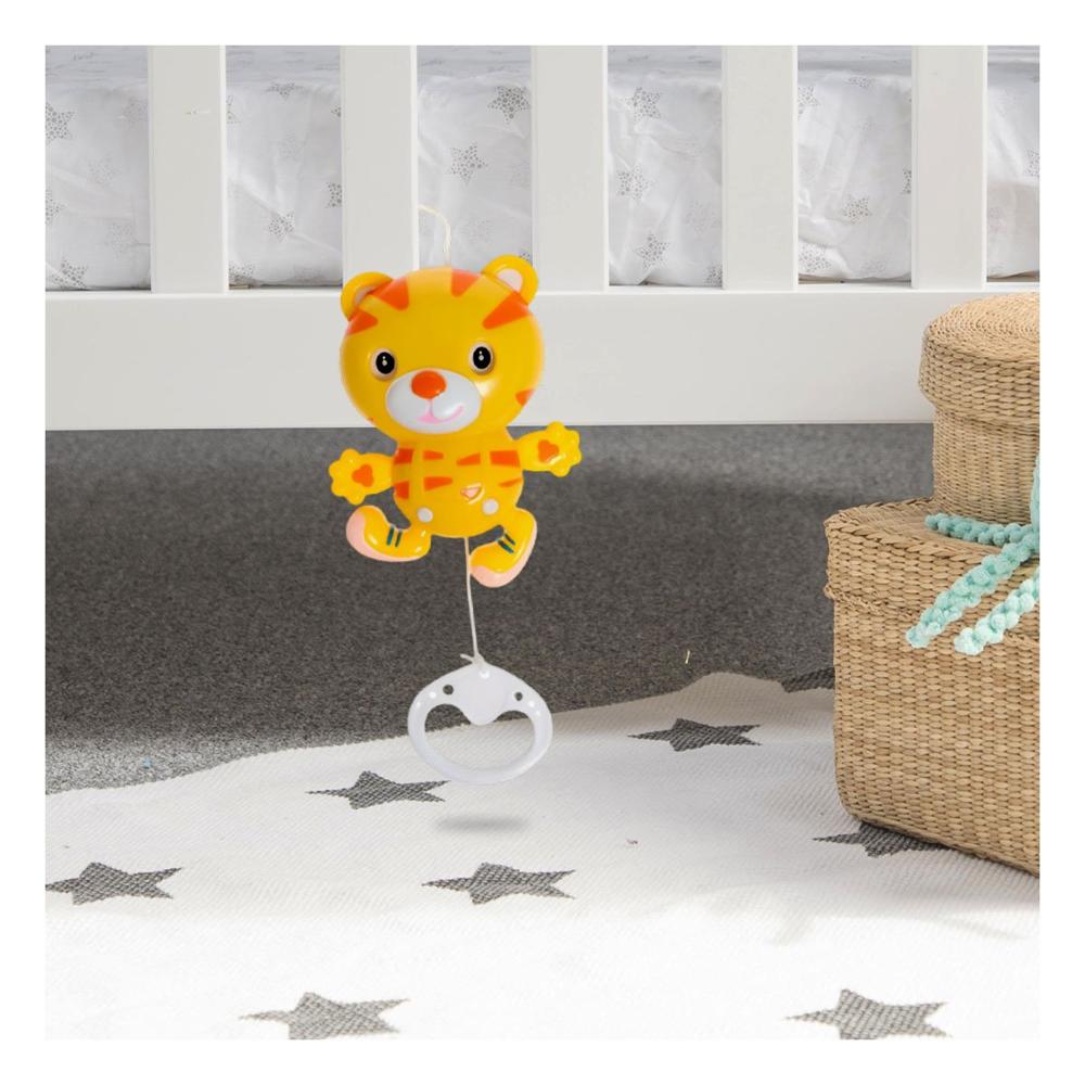 Estimulo Musical amarillo con Tigre para Acompanhar el Sueno Y+Ligas Regalo