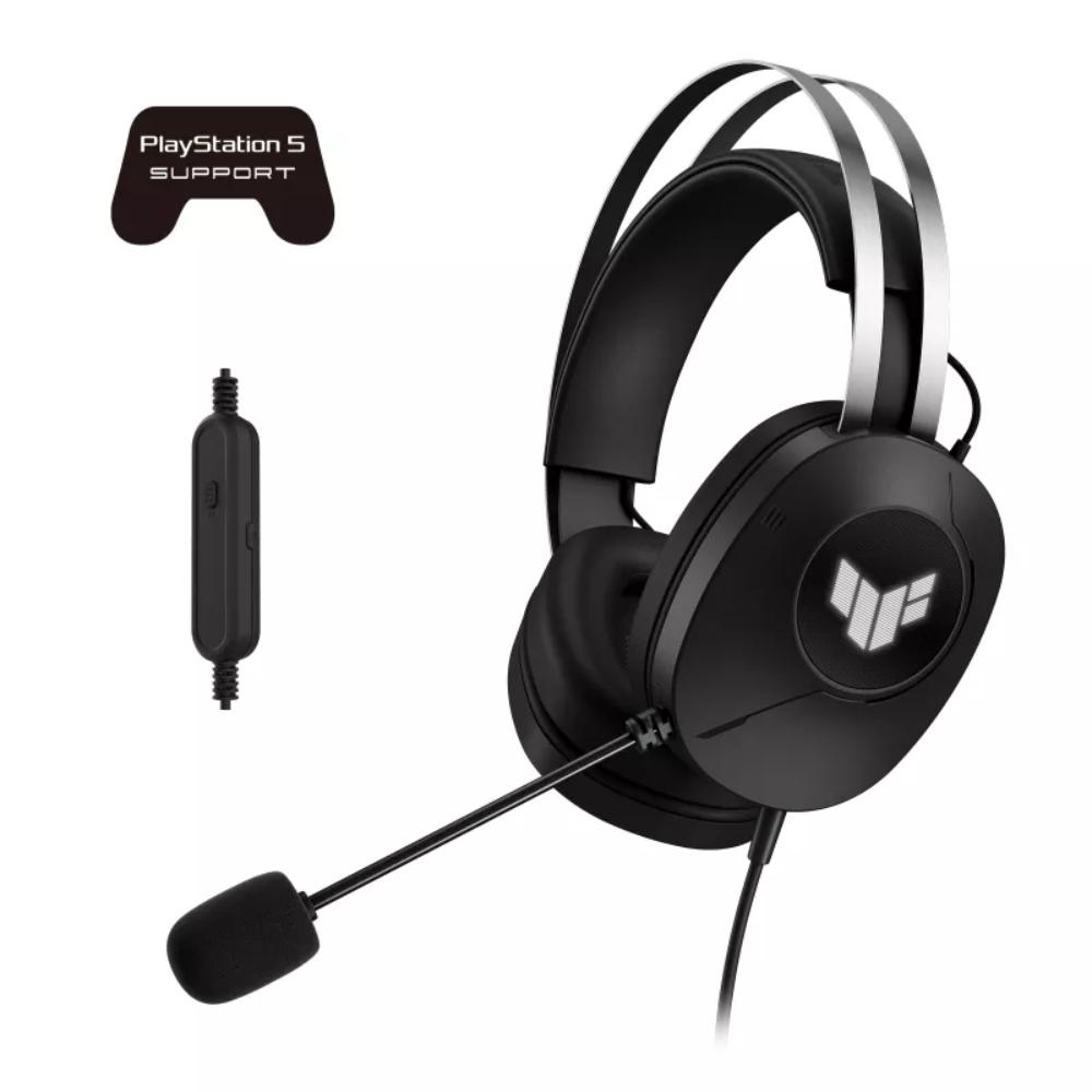 Audífono con micrófono ASUS TUF Gaming H1 Gen II Compatible con PS5 - Negro