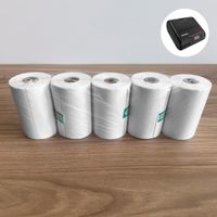 Pack 5 Rollos 270 Etiquetas Térmicas Adhesivas 70mm x 40mm Calidad PREMIUM