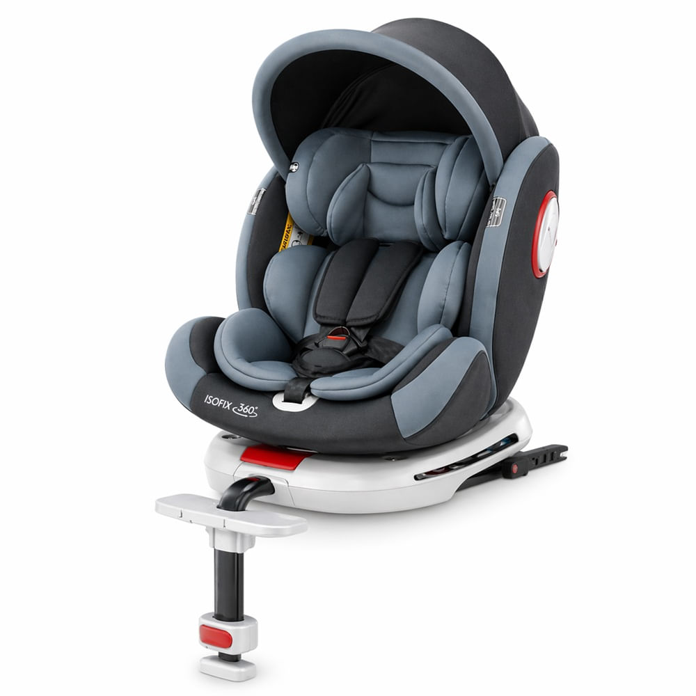 Silla de Auto Bebe Isofix Premium Gris