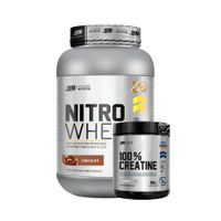 NITRO WHEY 1.1 KG CHOCOLATE Y CREATINA UN 150 GRAMOS