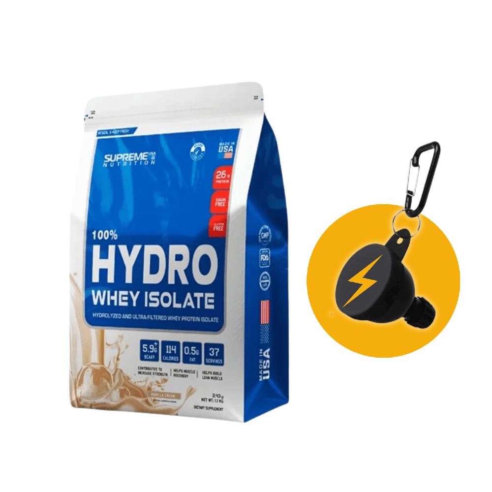 Hydro Whey isolate 1.1kg vainilla- Supreme nutrition- portasuplementos