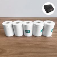 Pack 5 Rollos 270 Etiquetas Térmicas Adhesivas 60mm x 40mm Calidad PREMIUM
