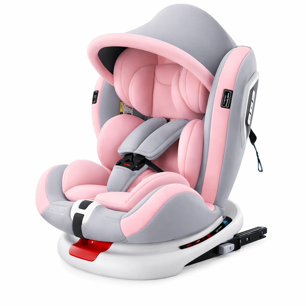 Silla de Auto Bebe Isofix Supreme Rosado