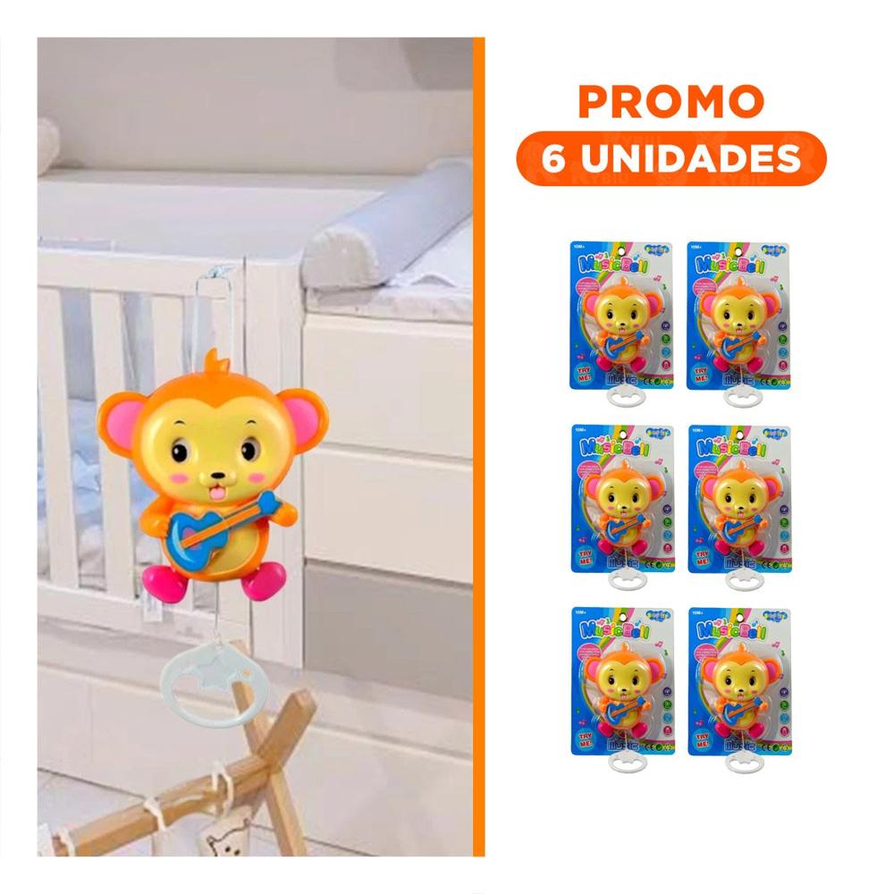 Pack6 Elemento Musical Decorativo a Cuerda Marron con Diseno Suave para Hogar y Regalo
