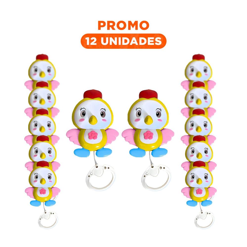 Pack12 Complemento Musical Amarillo con Pajaro para el Ambiente de la Cuna Y+Regalo Sticker