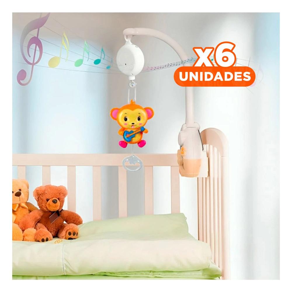 Pack6 Articulo Musical Decorativo a Cuerda Marron con Estilo Natural Y+Regalo Sticker