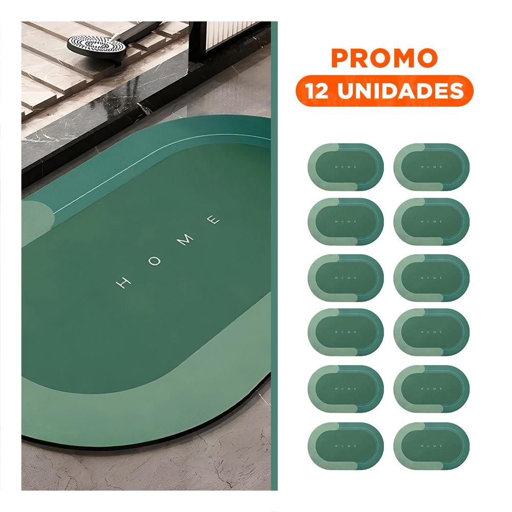 Pack12 Cobertor Comodo Home Verde Formato Ovalado Perfecto Y+Regalo Sticker