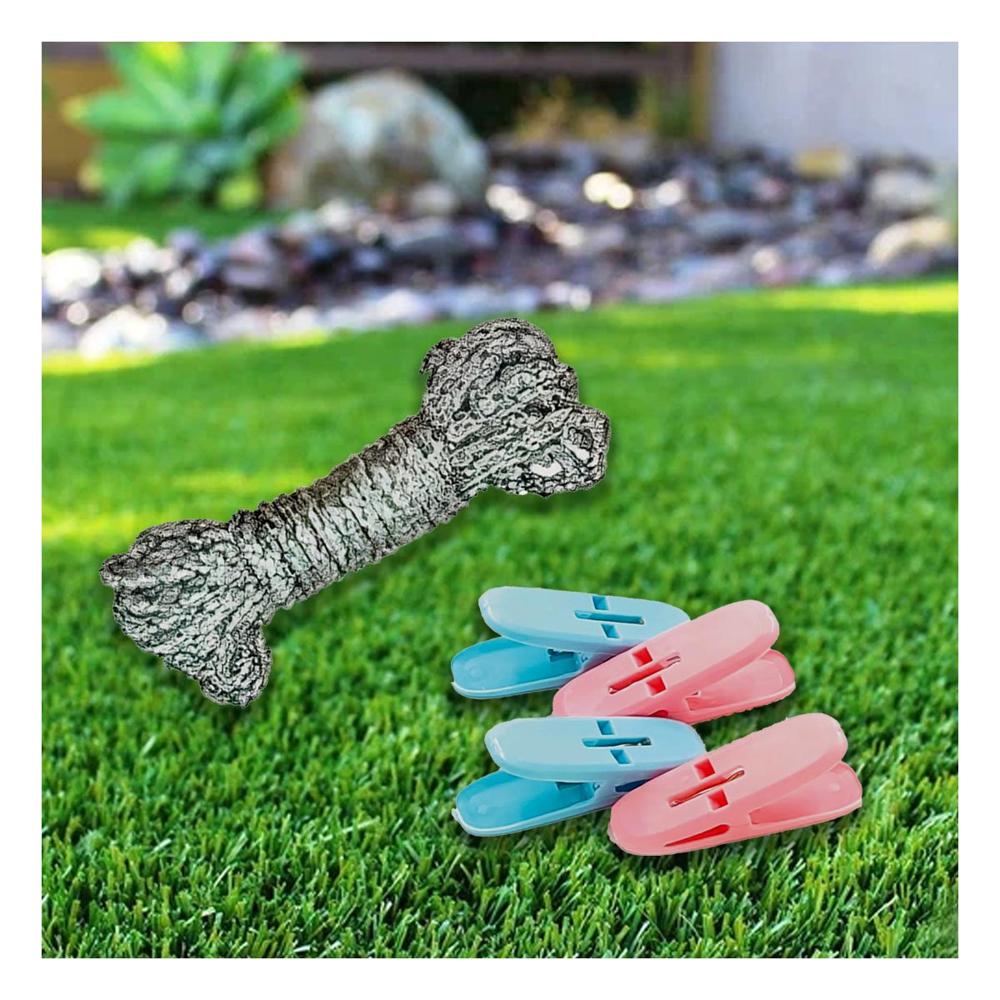 Clips de Ropa Curvos de Plastico en Dos Colores con Cuerda para Hogar Y+Post It