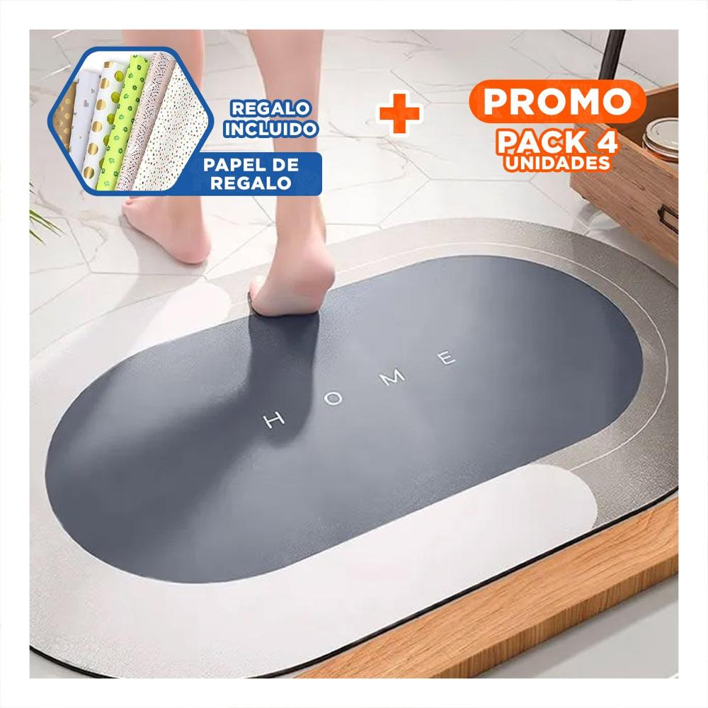 Pack4 Mantel Comodo Home Plomo Formato Ovalado Perfecto para Decorar Espacios Y+Papel Regalo