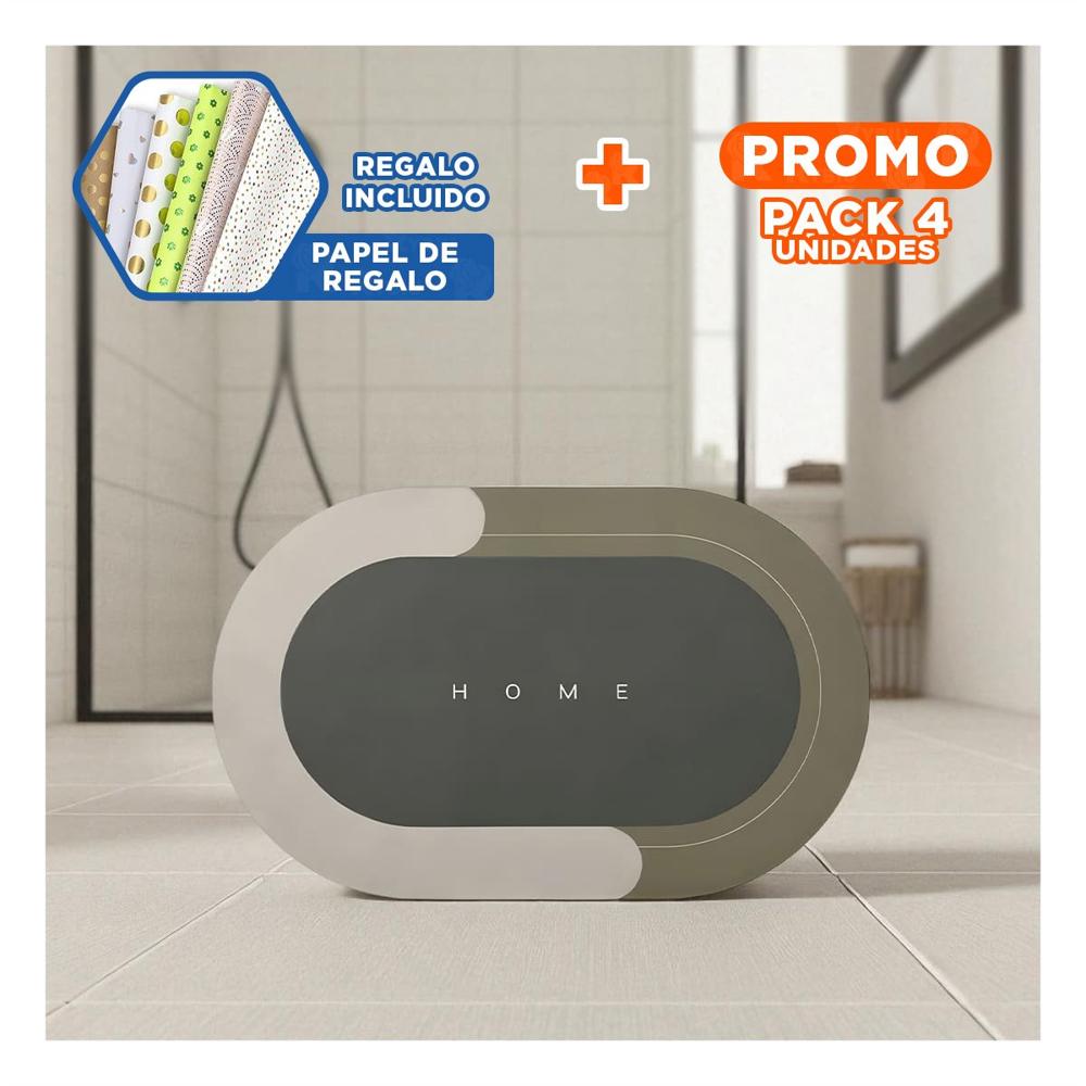Pack4 Mantel Comodo Home Marron Formato Ovalado Perfecto para Decorar Espacios Y+Papel Regalo