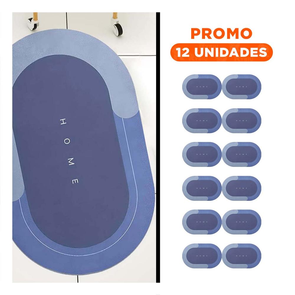 Pack12 Cobertor Funcional Home Azul Acero Diseno Comodo y Facil de Limpiar Y+Regalo Sticker