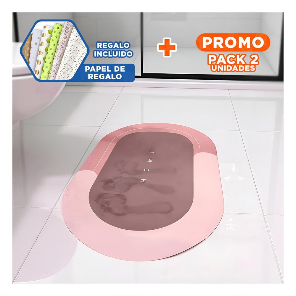 Pack2 Cobertor Ligero Home Rosado para Casa Uso Diario y Decoracion Interior Y+Papel Regalo
