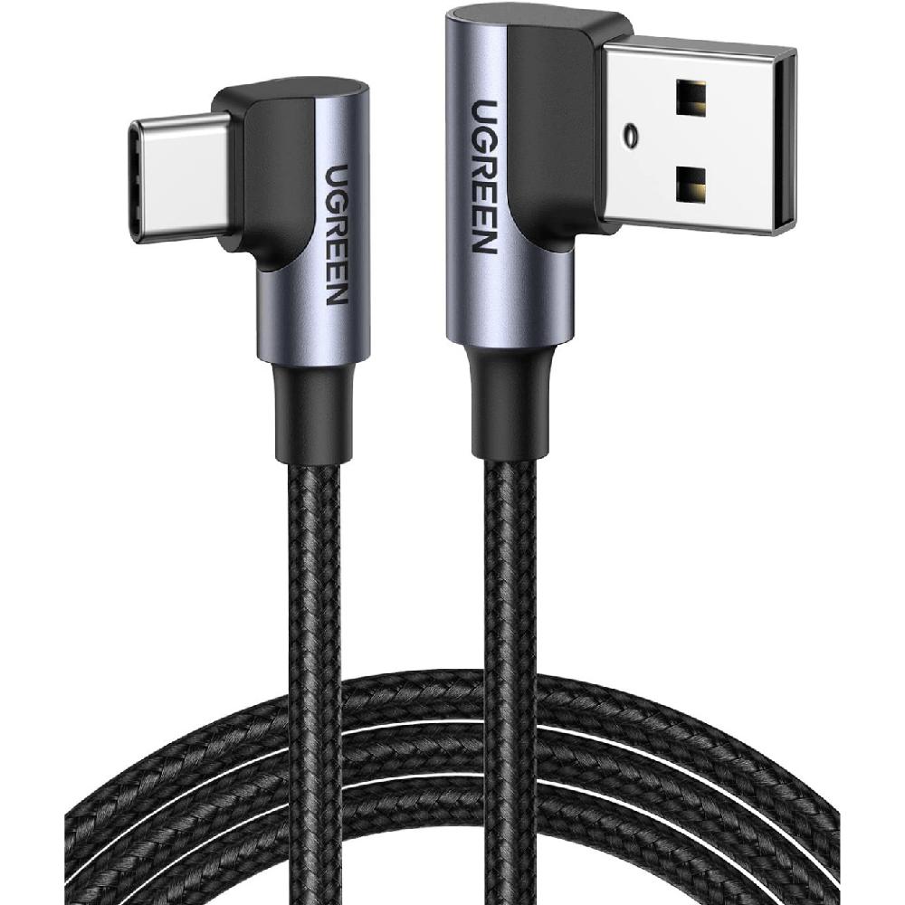 Ugreen Cable Carga Rápida 1M USB A a USB C 90 GRADOS US176 20856