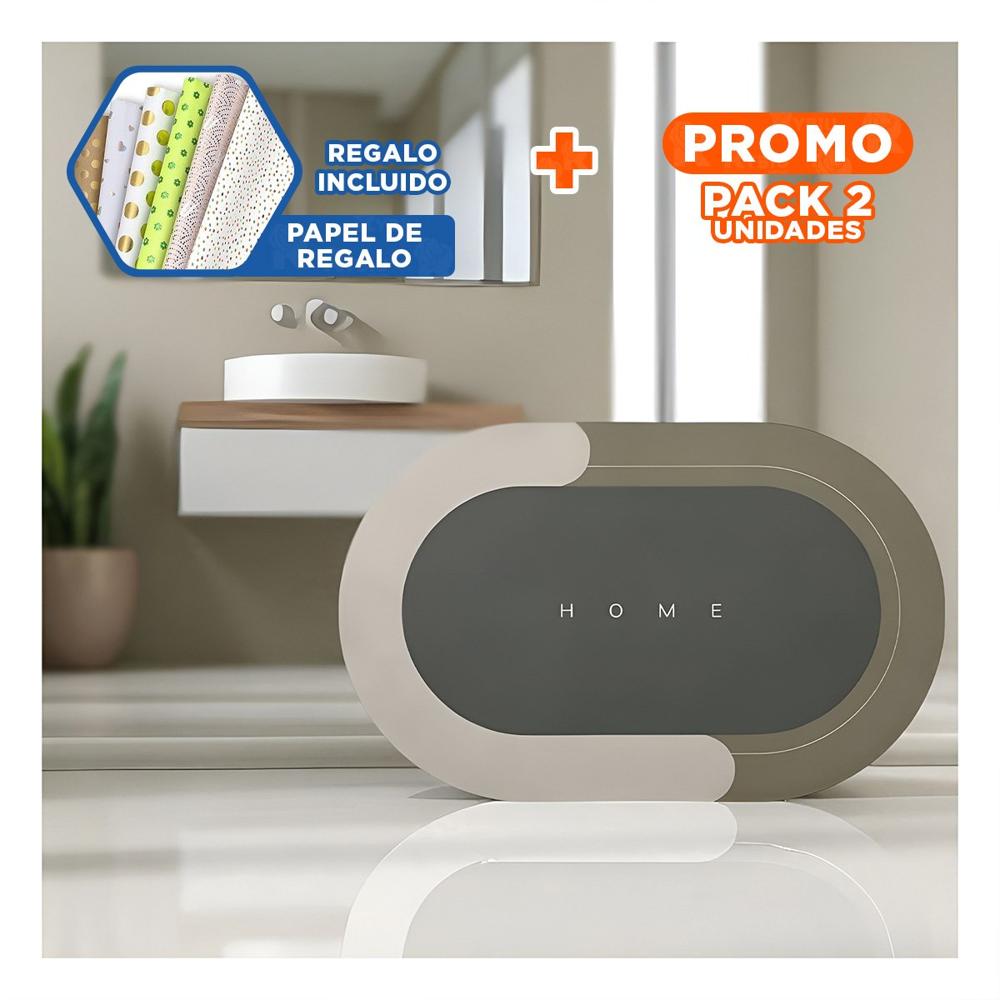 Pack2 Mantel Ligero Home Marron para Casa Uso Diario y Decoracion Interior Y+Papel Regalo