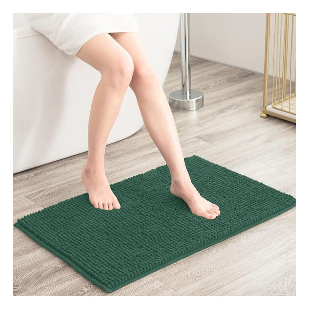 Cobertor Rectangular de Microfibra 40x60cm Verde oscuro para Zona de Bano Y+Papel Regalo