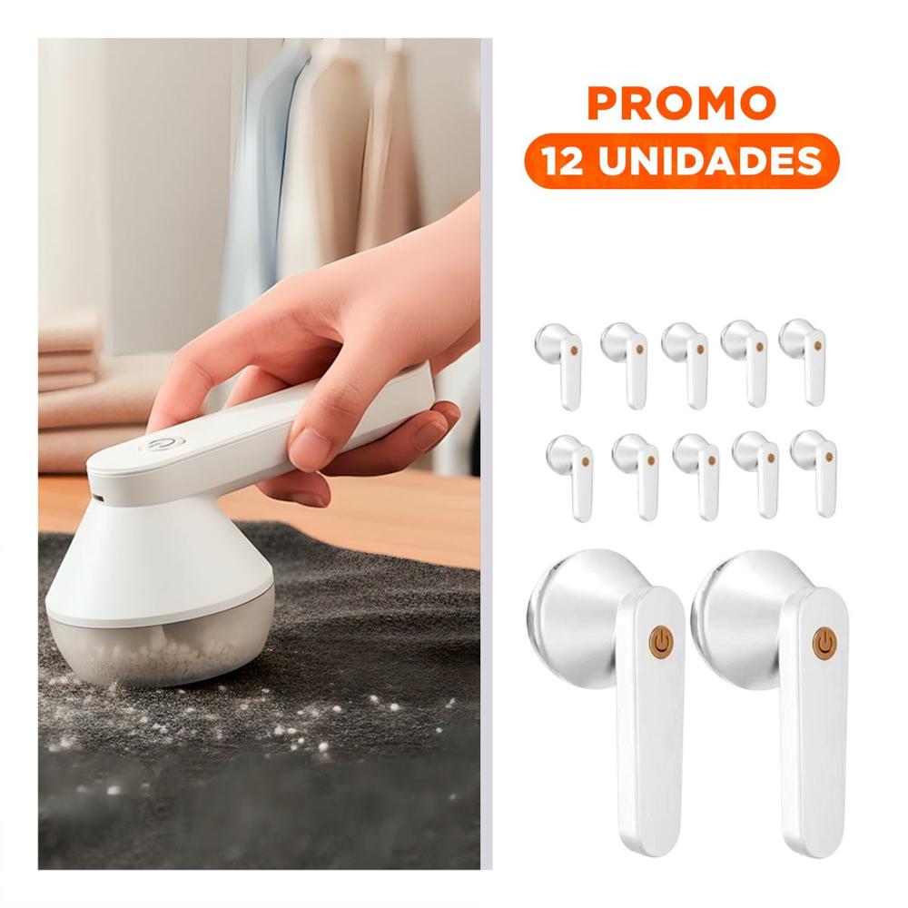 Pack12 Rasurador De Bolas Blanco Electrico Para Quitar Pelusas Y Bolas Y+Regalo Sticker