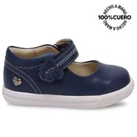 Zapato Maryjane Casual MIA-2616 Azul Rabbit Cuero