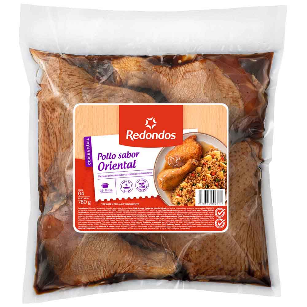 Piernas y Muslos Sabor Oriental REDONDOS Empaque 780g