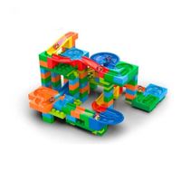 Coleccion Pista con Canicas 180 Piezas para Juego y Creatividad Y+Papel Regalo