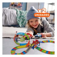 Pack2 Recorrido de Diversion para Hogar con Mini Carro Y+Papel Regalo