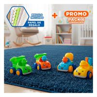 Pack6 Bloque de Camiones de Construccion Truck Multicolor Set 4 de Juego en Casa Y+Papel Regalo
