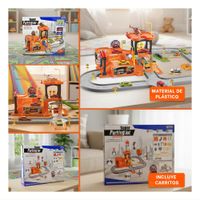 Zona Didactica de Juego con Carritos Infantil 69x56cm Naranja Plomo Y+Post It