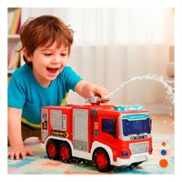 Modelo de Camion Bombero Rojo 30x11,5x13,5cm para Juego Y+Ligas Regalo