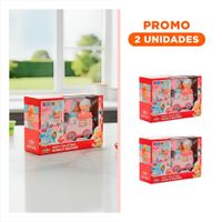 Pack2 Figura de Helado Infantil Blanco y rosado Magic para Ninos Pequenos