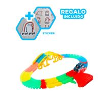 Circuito de Colores con Carro Juguete para Niños Alegre y Creativo Y+Regalo Sticker