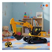 Modelo Infantil a Control Remoto Excavadora Brazo Largo Delantero Amarillo Y+Ligas Regalo