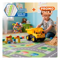 Pack4 Transporte Infantil para Juego de Simulacion Y+Papel Regalo