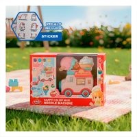 Figura de Helado Infantil Blanco y rosado Magic con Diseno Encantador Y+Regalo Sticker